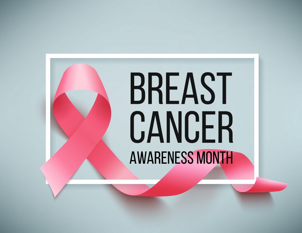 October is breast cancer awareness month.
