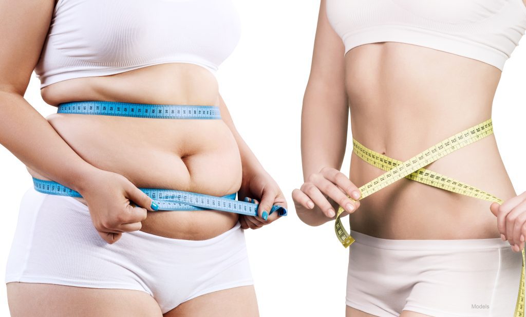 Models measuring bellies