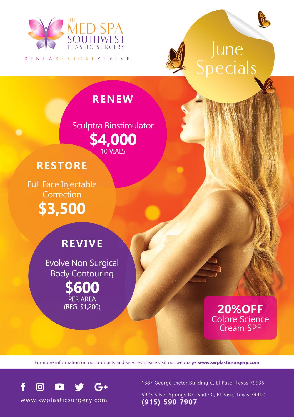 June Monthly Specials