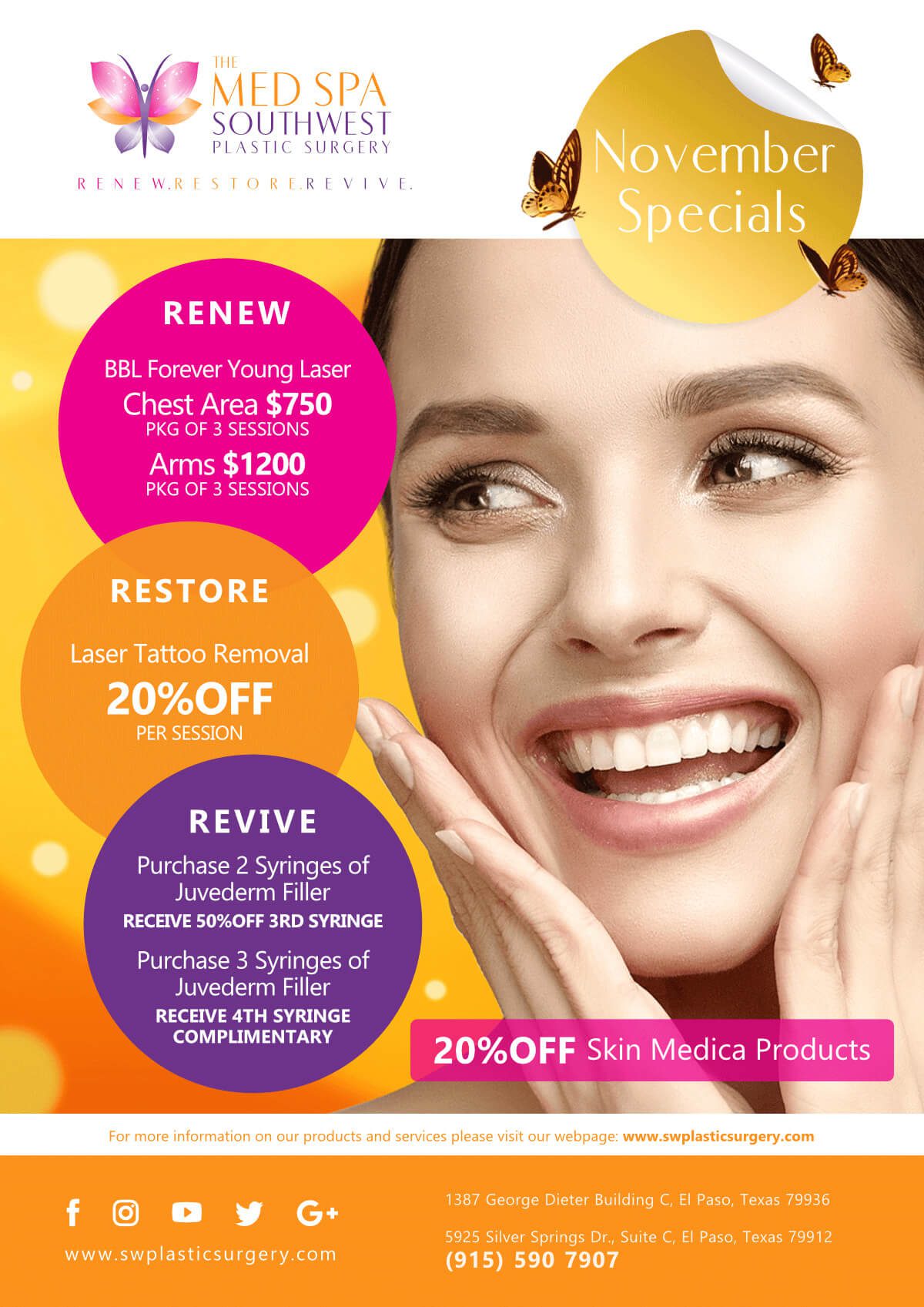 November Monthly Specials
