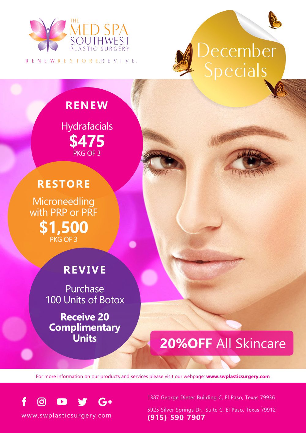 December Monthly Specials