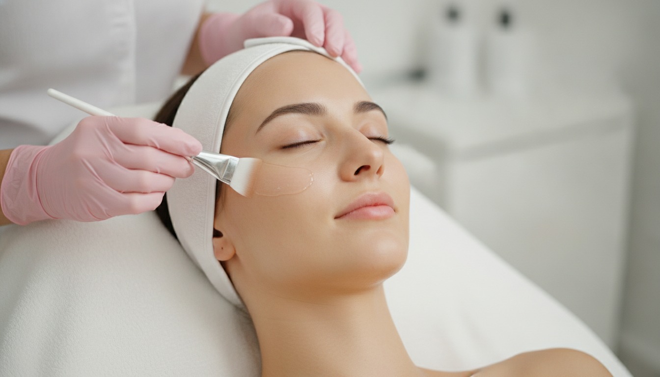 Chemical peel treatment at the Med Spa at Southwest Plastic Surgery in El Paso, Texas.