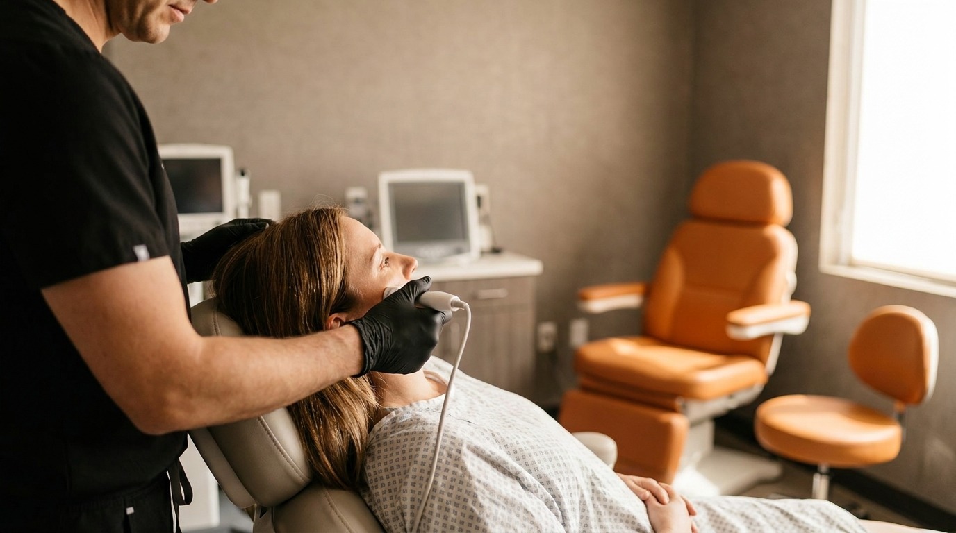 Radiofrequency skin tightening consultation with Frank Agullo, MD, FACS, in El Paso, Texas.