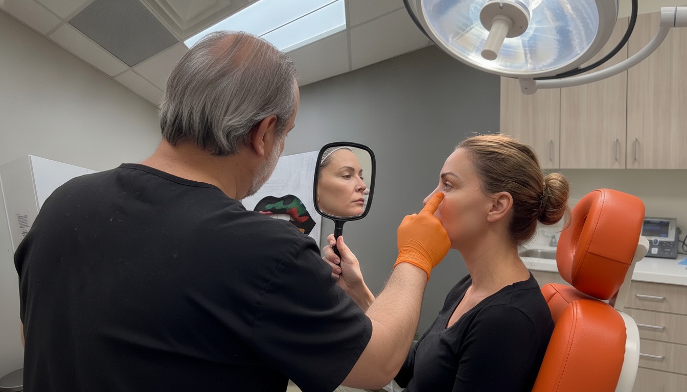 Color photograph for a Texas rhinoplasty consultation with Frank Agullo, MD, FACS, in El Paso, Texas.