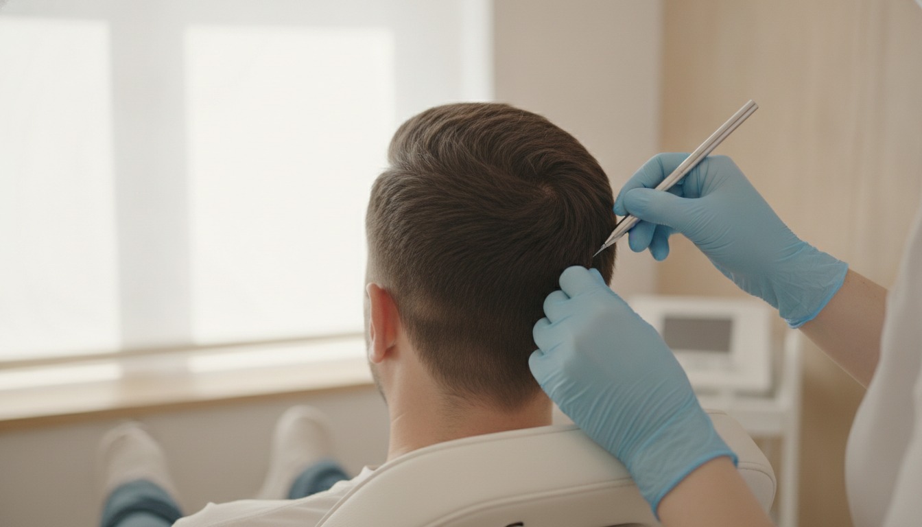 FUE hair transplant consultation with Frank Agullo, MD, FACS, in El Paso, Texas.